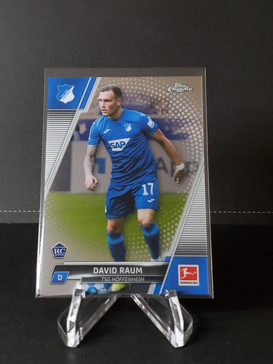 David Raum 2021-2022 Topps Chrome Bundesliga RC #50