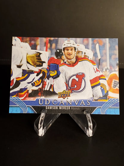 Dawson Mercer 2023/24 Upper Deck Series 2 Canvas #C169