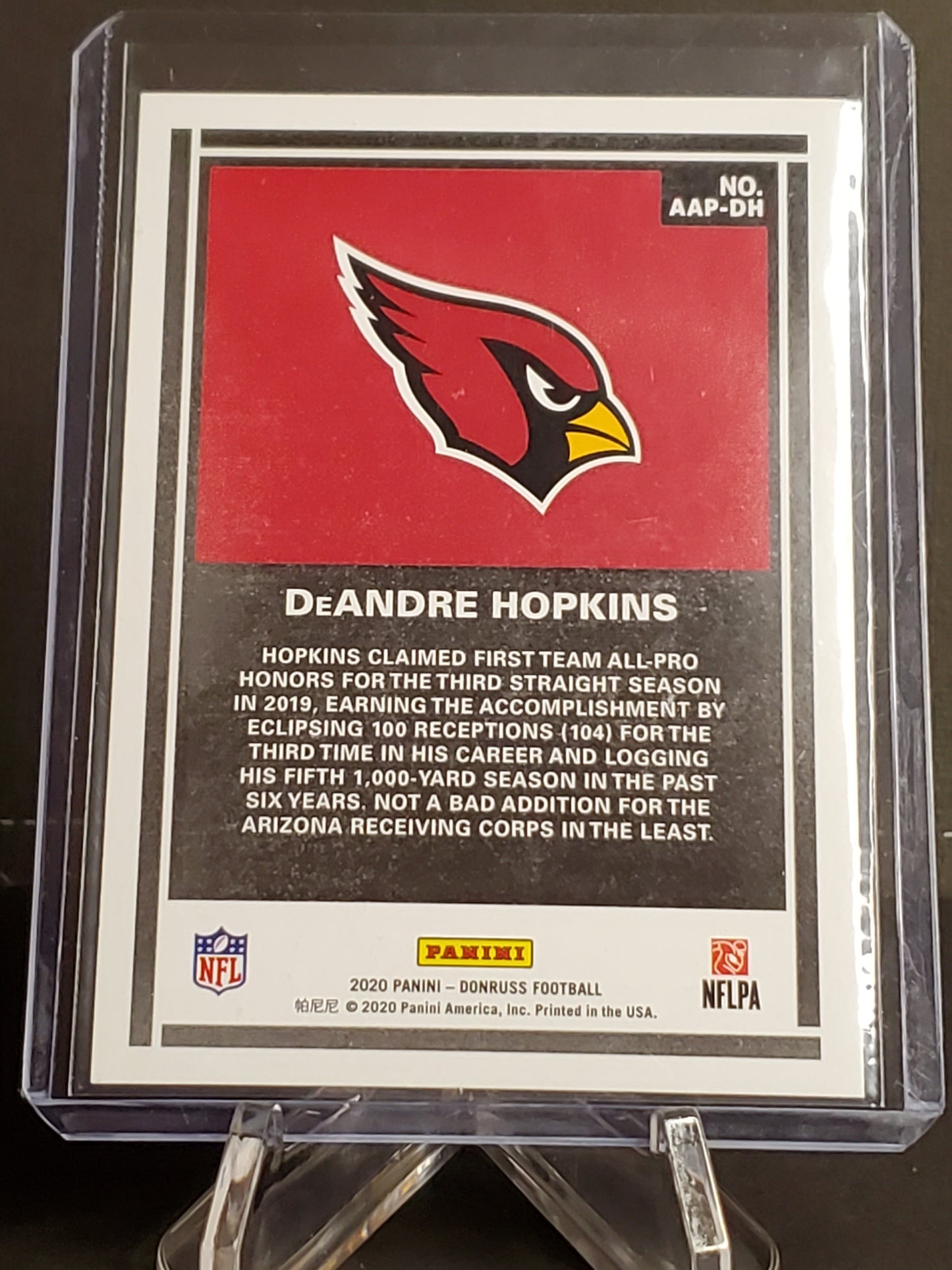 DeAndre Hopkins 2020 Panini Donruss Action Allpros #AAP-DH