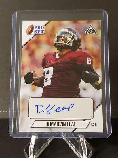 DeMarvin Leal 2021 Leaf Pro Set AUTO RC #PS-DL1