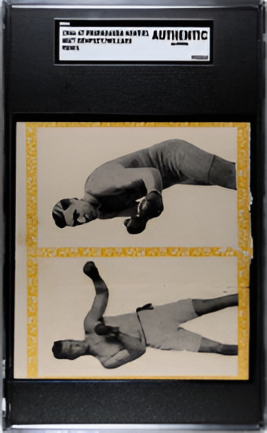 1946-47 Propaganda Montiel #8/7 Jack Dempsey / Willard Dual SGC Authentic RARE!!