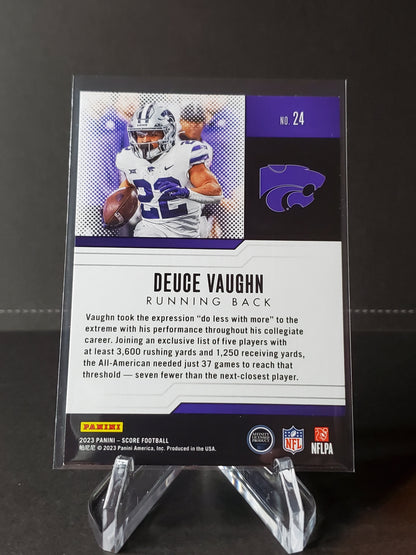 Deuce Vaughn 2023 Panini Score Football PROTENTIAL #24