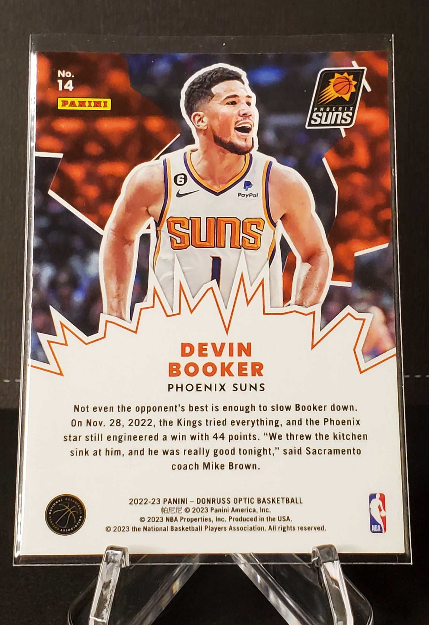 Devin Booker 2022 Panini Optic My House #14