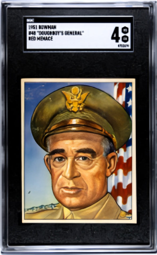 1951 Bowman Red Menace #48 Doughboy's General SGC 4 - GREAT COLOR!