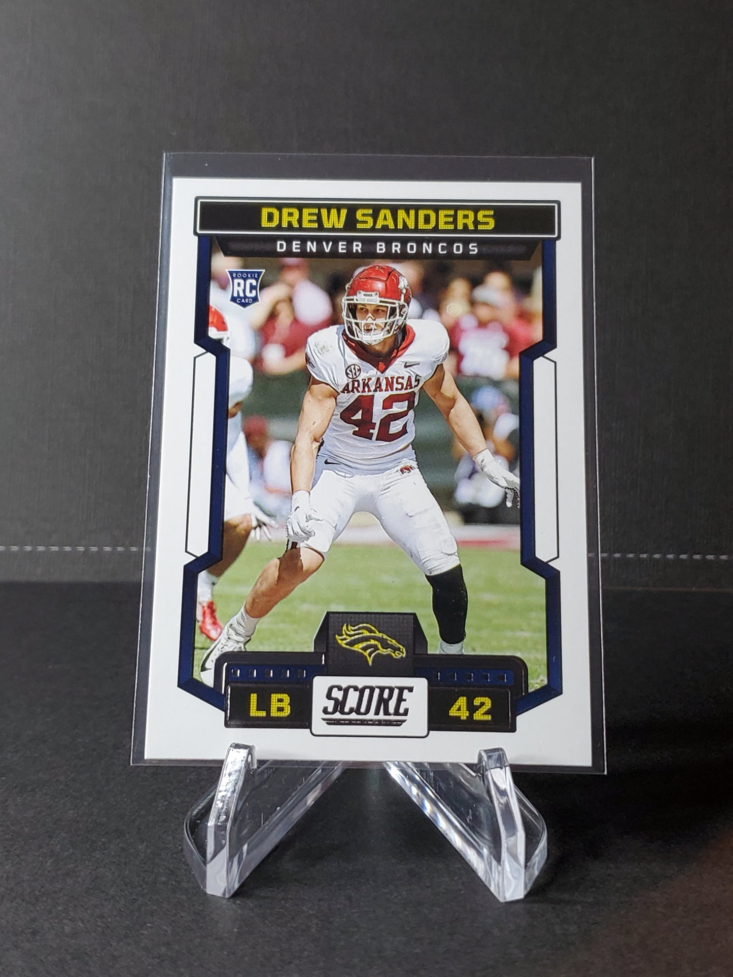 Drew Sanders 2023 Panini Score Football RC #377