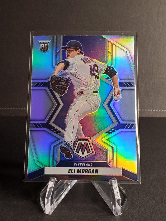 Eli Morgan 2022 Panini Mosaic Prizm RC #217