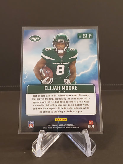 Elijah Moore 2021 Panini Absolute By Storm RC #BST-14