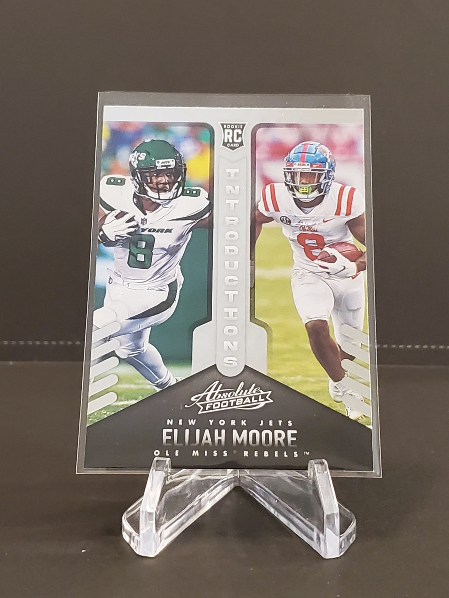 Elijah Moore 2021 Panini Absolute Introductions RC #INT-14