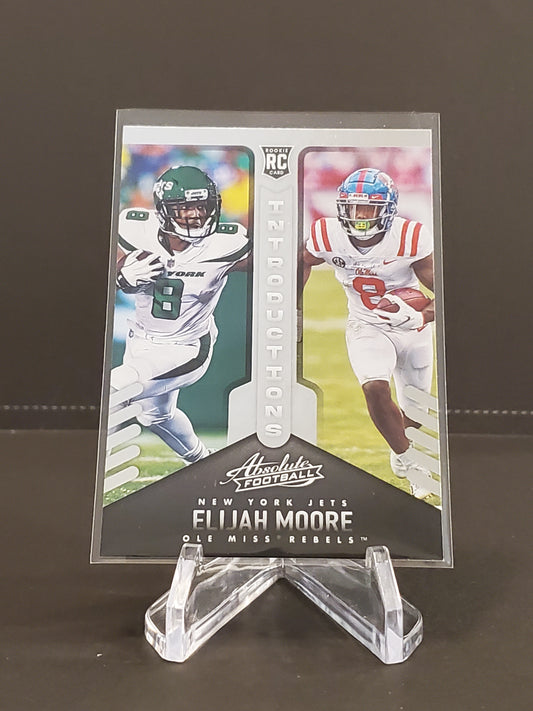 Elijah Moore 2021 Panini Absolute Introductions RC #INT-14