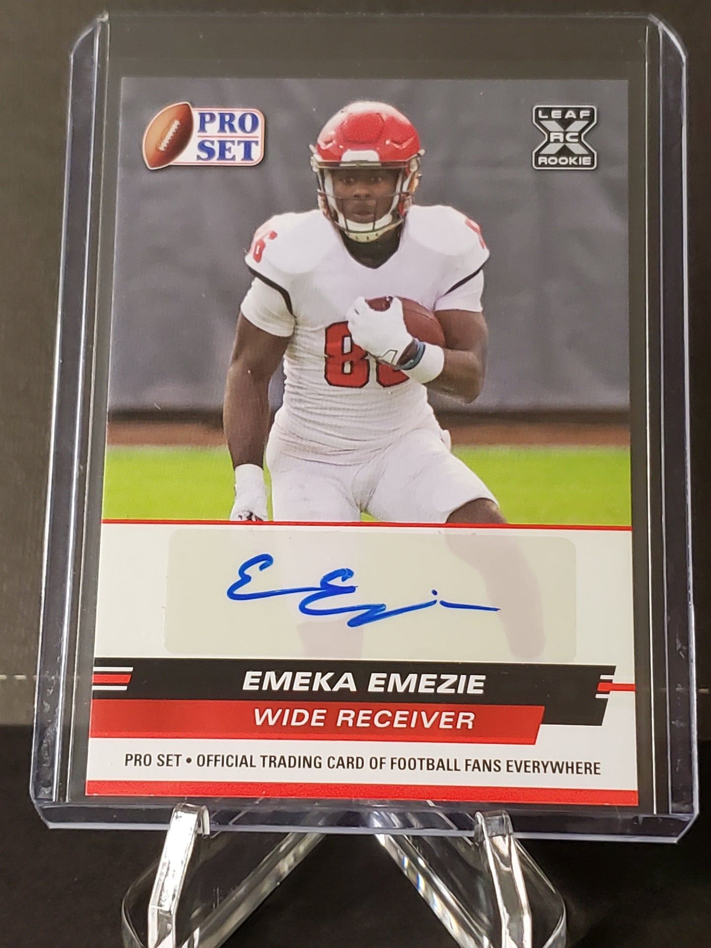 Emeka Emezie 2022 Leaf Pro Set AUTO XRC #PSA-EE2