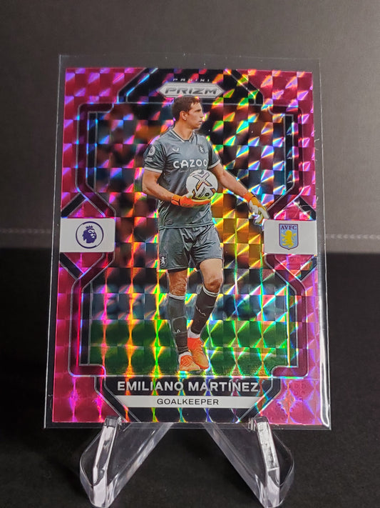 Emiliano Martinez 2022-23 Panini Prizm Premier League Pink Prizm #274