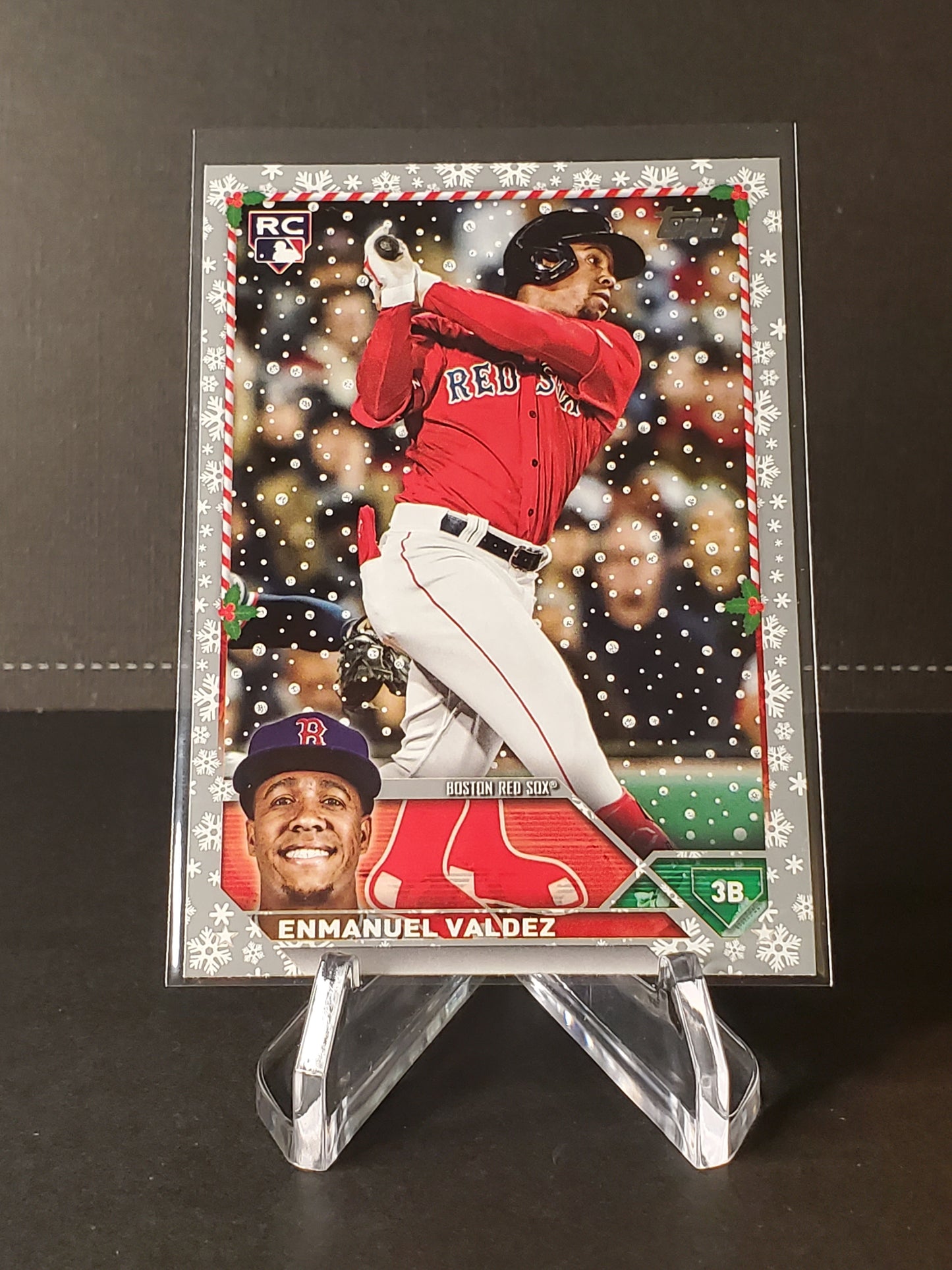 Emmanuel Valdez 2023 Topps Holiday Baseball Metallic RC #H171