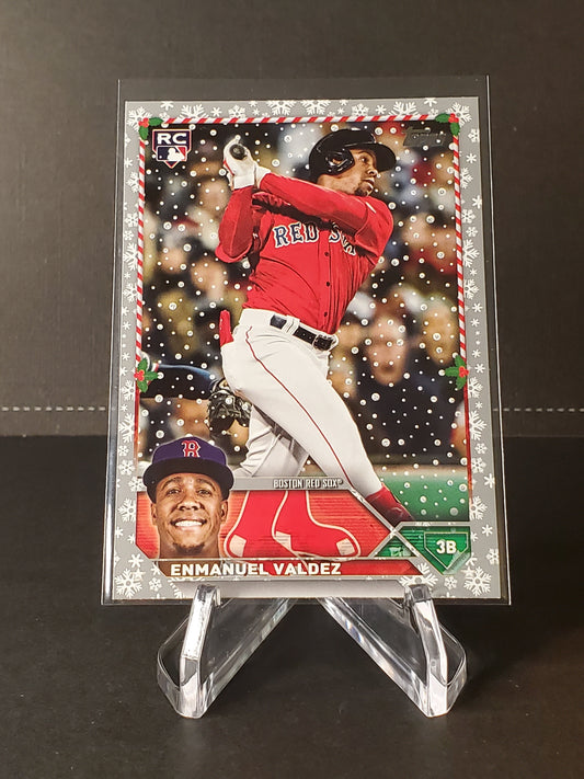 Emmanuel Valdez 2023 Topps Holiday Baseball Metallic RC #H171