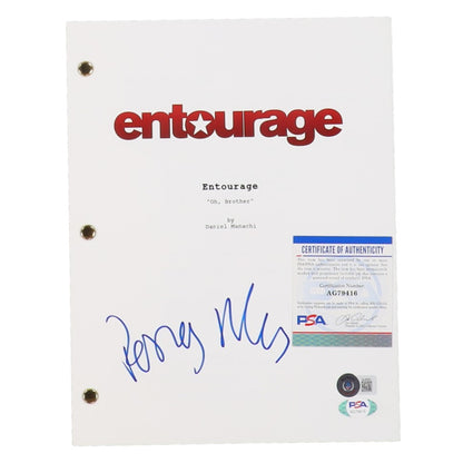 Perrey Reeves Signed "Entourage" Replica Movie Script (Beckett)