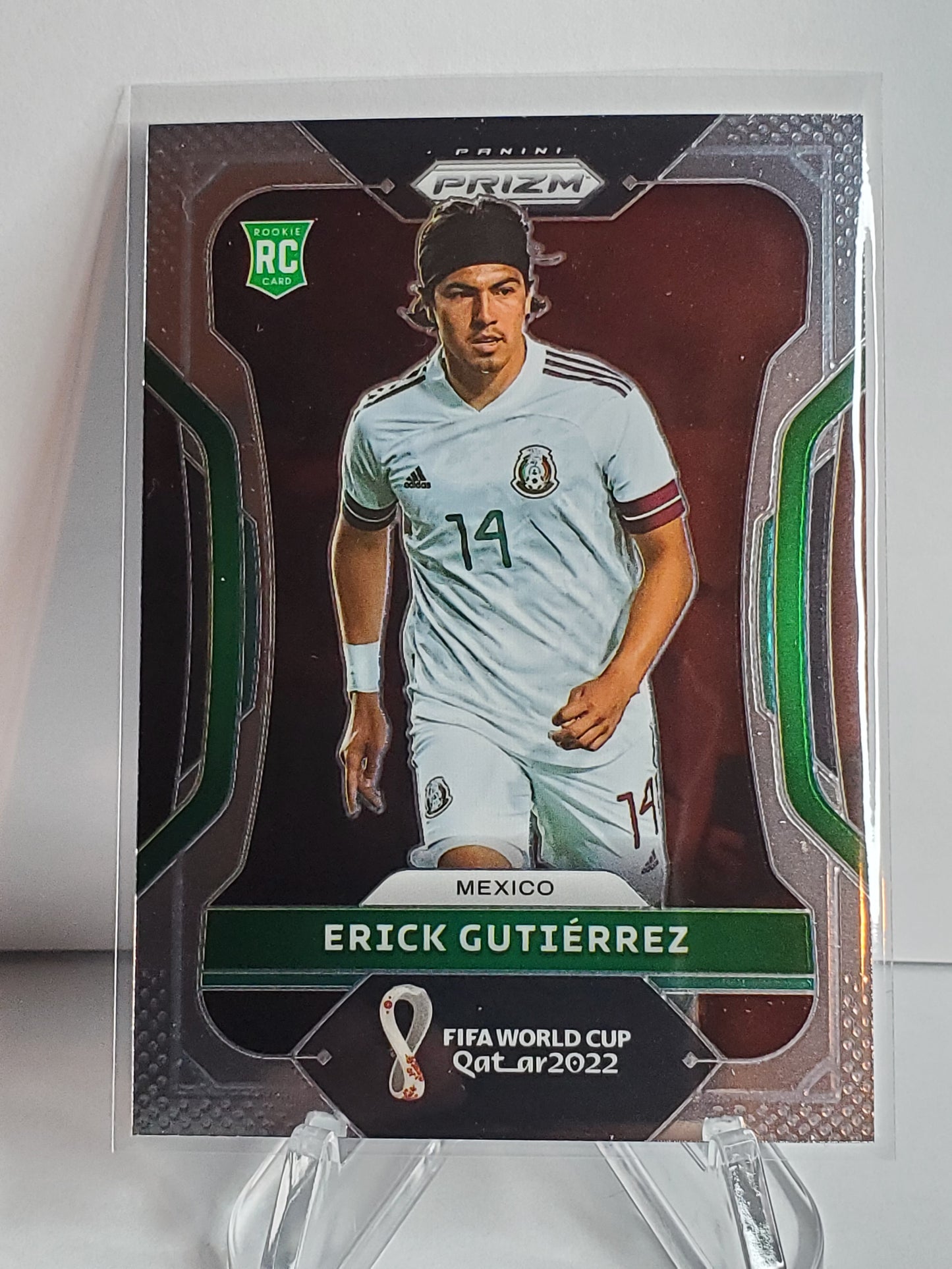 Erick Gutierrez 2022 Panini Prizm World Cup Qatar RC #150