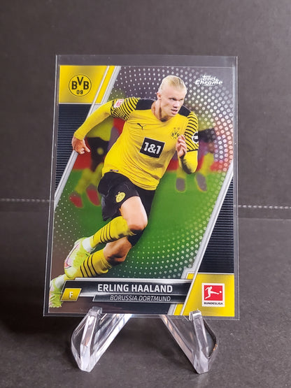 Erling Haaland 2021-2022 Topps Chrome Bundesliga #30