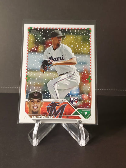 Eury Perez 2023 Topps Holiday Baseball RC #H85