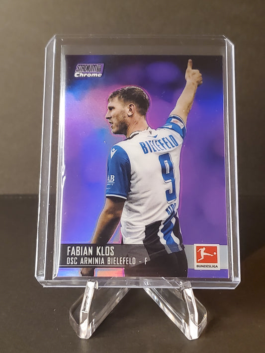 Fabian Klos 2021-2022 Topps Stadium Club Chrome Purple Refractor #18: #'d /299