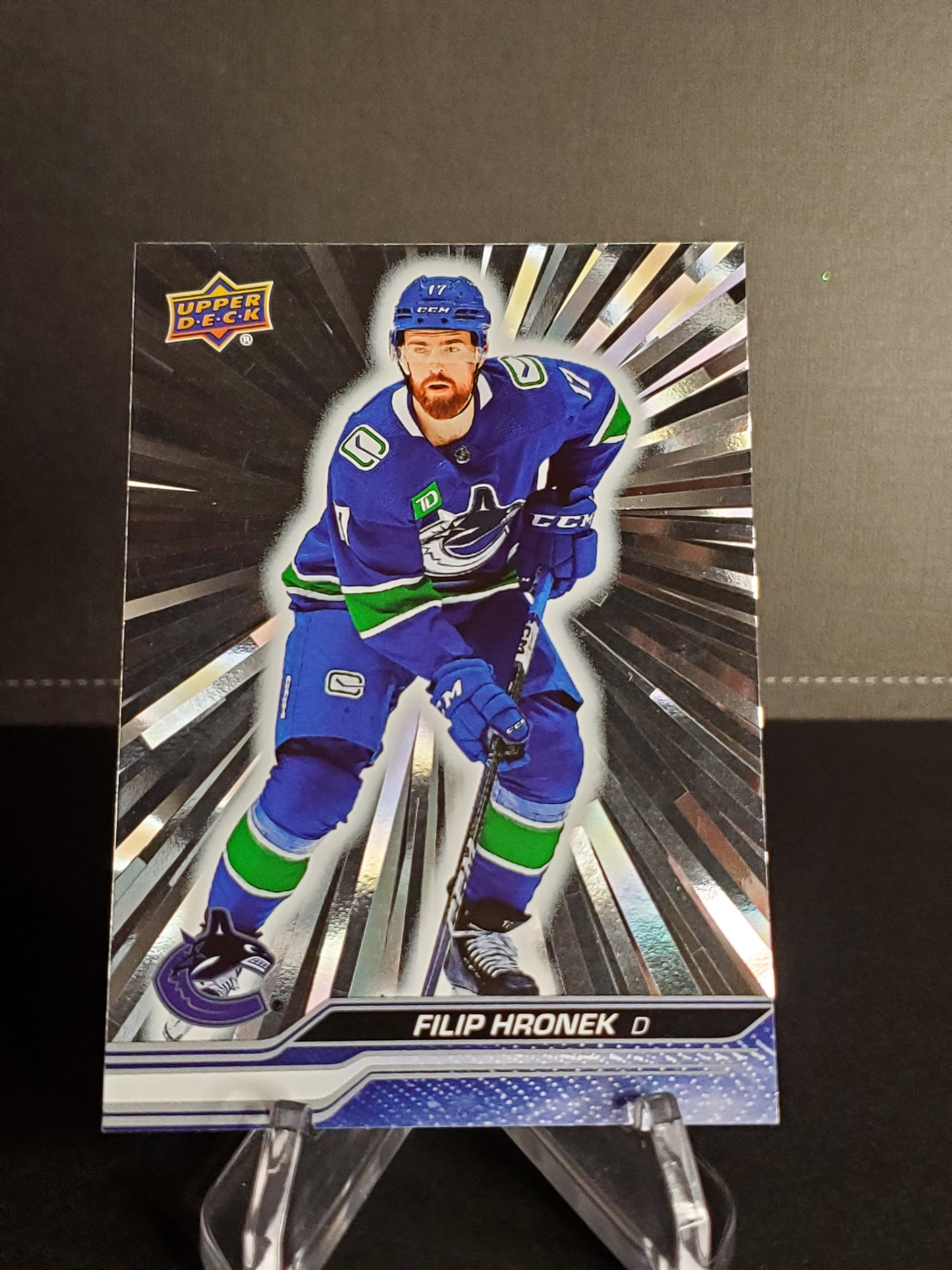 Filip Hronek 2023/24 Upper Deck Series 2 Outburst #429