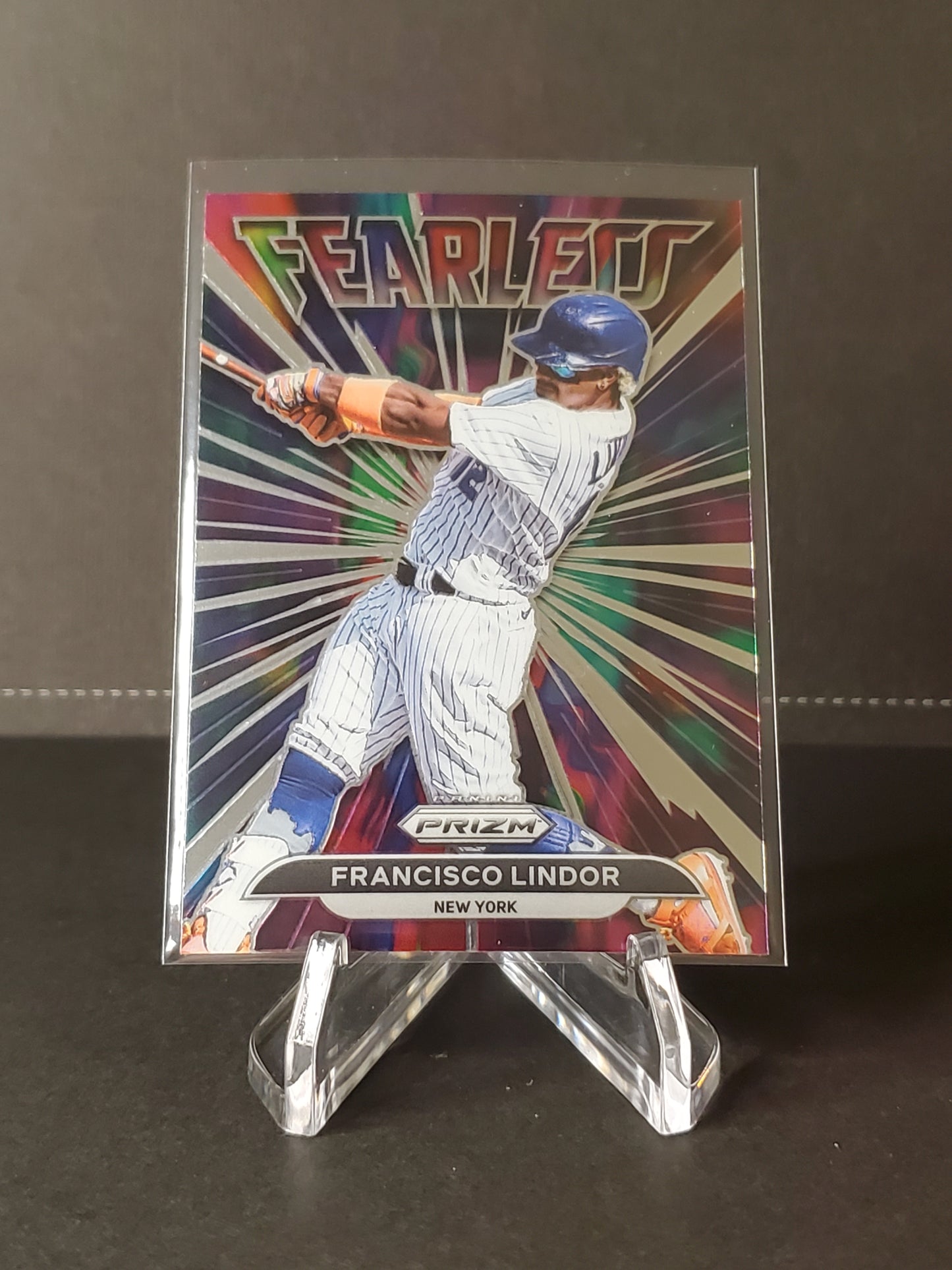 Francisco Lindor 2022 Panini Prizm Baseball Fearless #FL-13