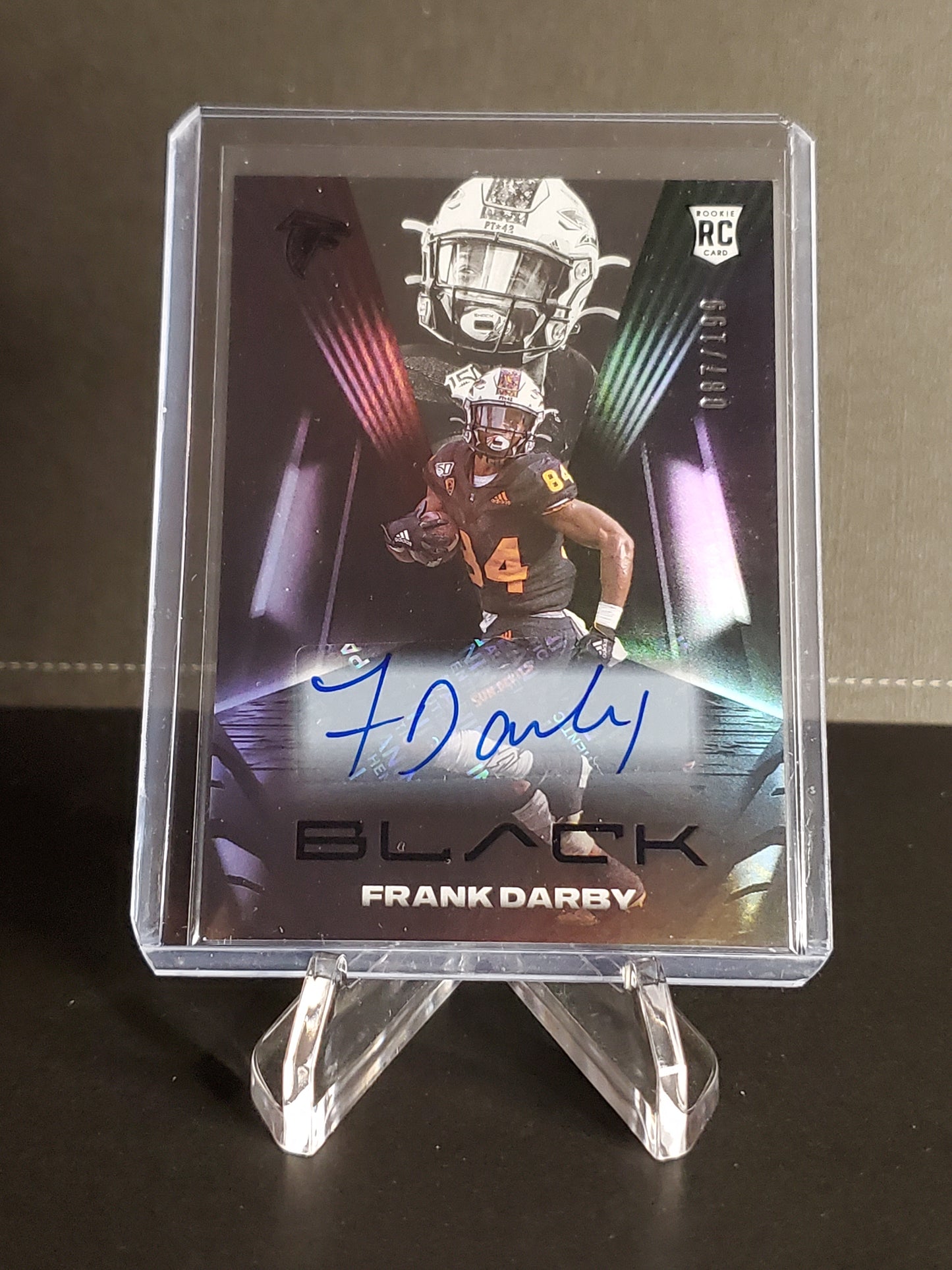 Frank Darby 2021 Black  RC AUTO 87/199 #186