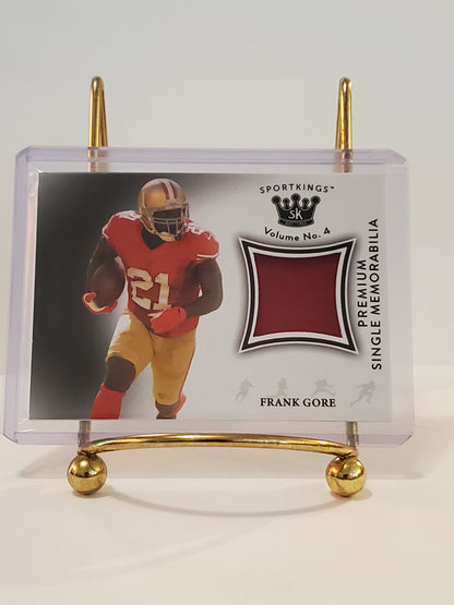 Frank Gore - 2022 Sportkings Volume 4 Game Worn Jersey Red - #SM-FG2