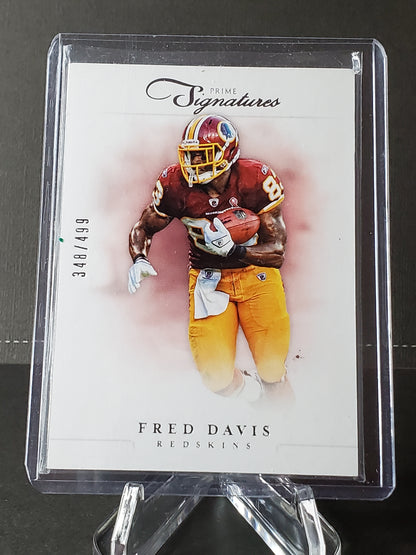 Fred Davis 2012 Panini Signatures Football #115: /499