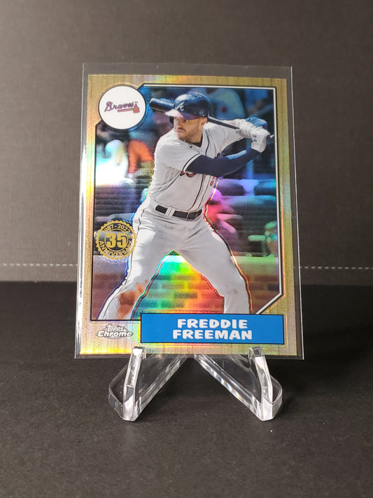 Freddie Freeman 2022 Topps Chrome 35th Anniversay #87BC-11