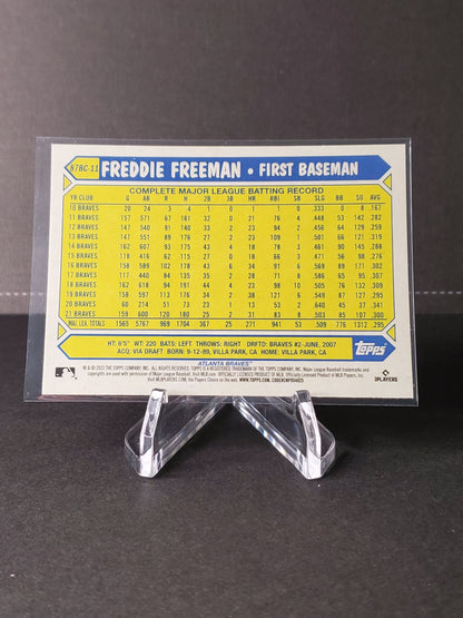 Freddie Freeman 2022 Topps Chrome 35th Anniversay #87BC-11