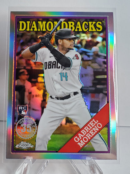 Gabriel Moreno 2023 Topps Chrome RC 35th Anniversary #88BC-11