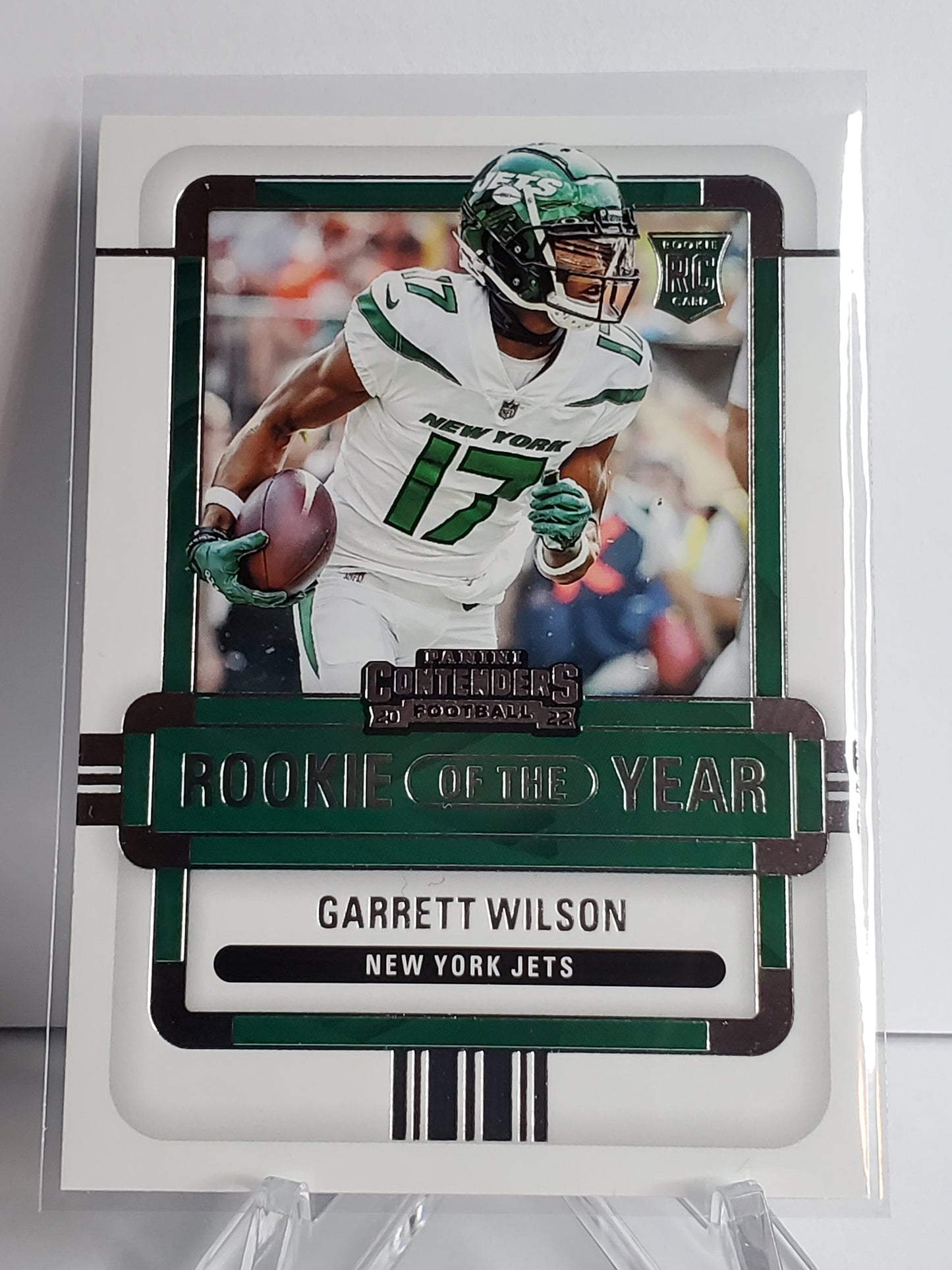 Garrett WIlson Panini 2022 Contenders Rookie Ticket #ROY-GWI