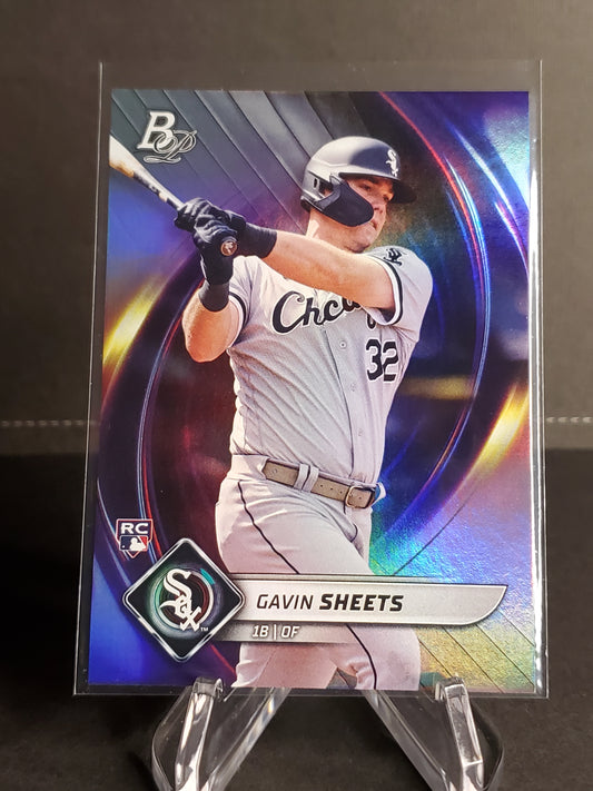 Gavin Sheets 2022 Bowman Platinum RC #37