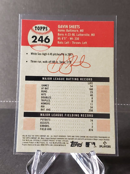 Gavin Sheets 2023 Topps Chrome Platinum RC #246