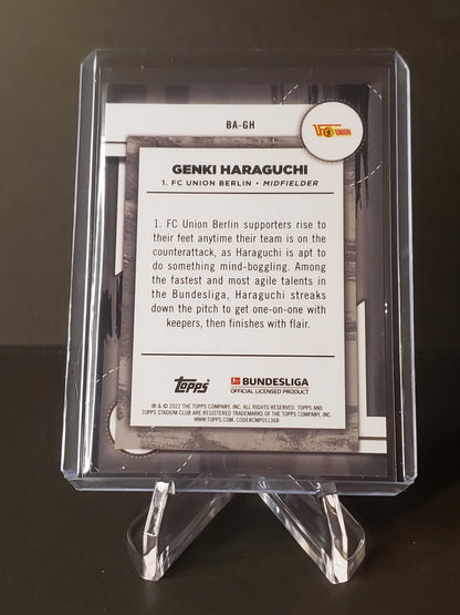 Genki Haraguchi 2021-2022 Topps Stadium Club Chrome Ball Artists #BA-GH