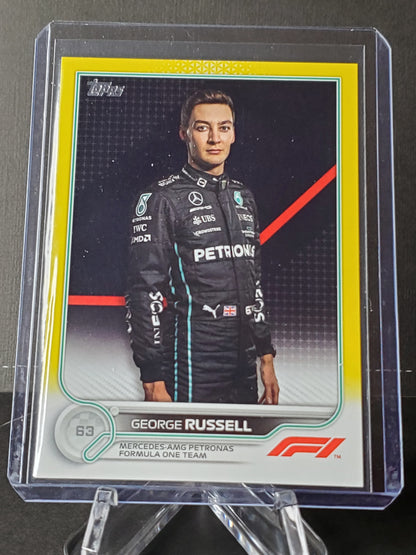 George Russell 2022 Topps F1 Yellow #17: /125