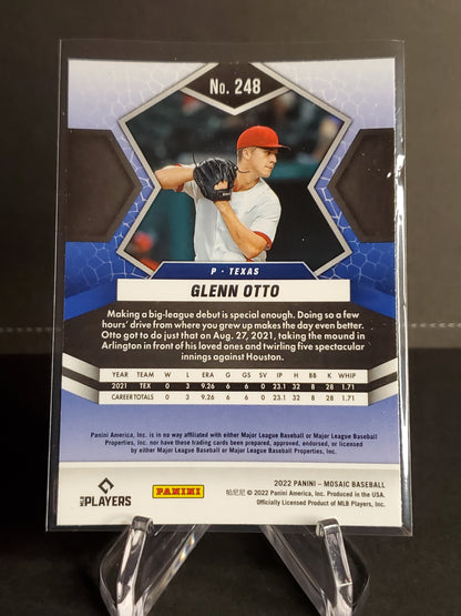 Glenn Otto 2022 Panini Mosaic Baseball RC #248