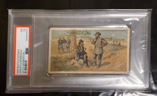1887 N99 Battle Scenes- Grant's Interview with Pemberton