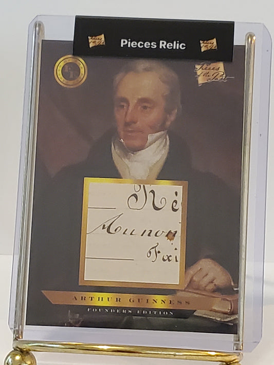 2023 Arthur Guinness 2023 Pieces of the Past: Founders Edition Relic with stain
