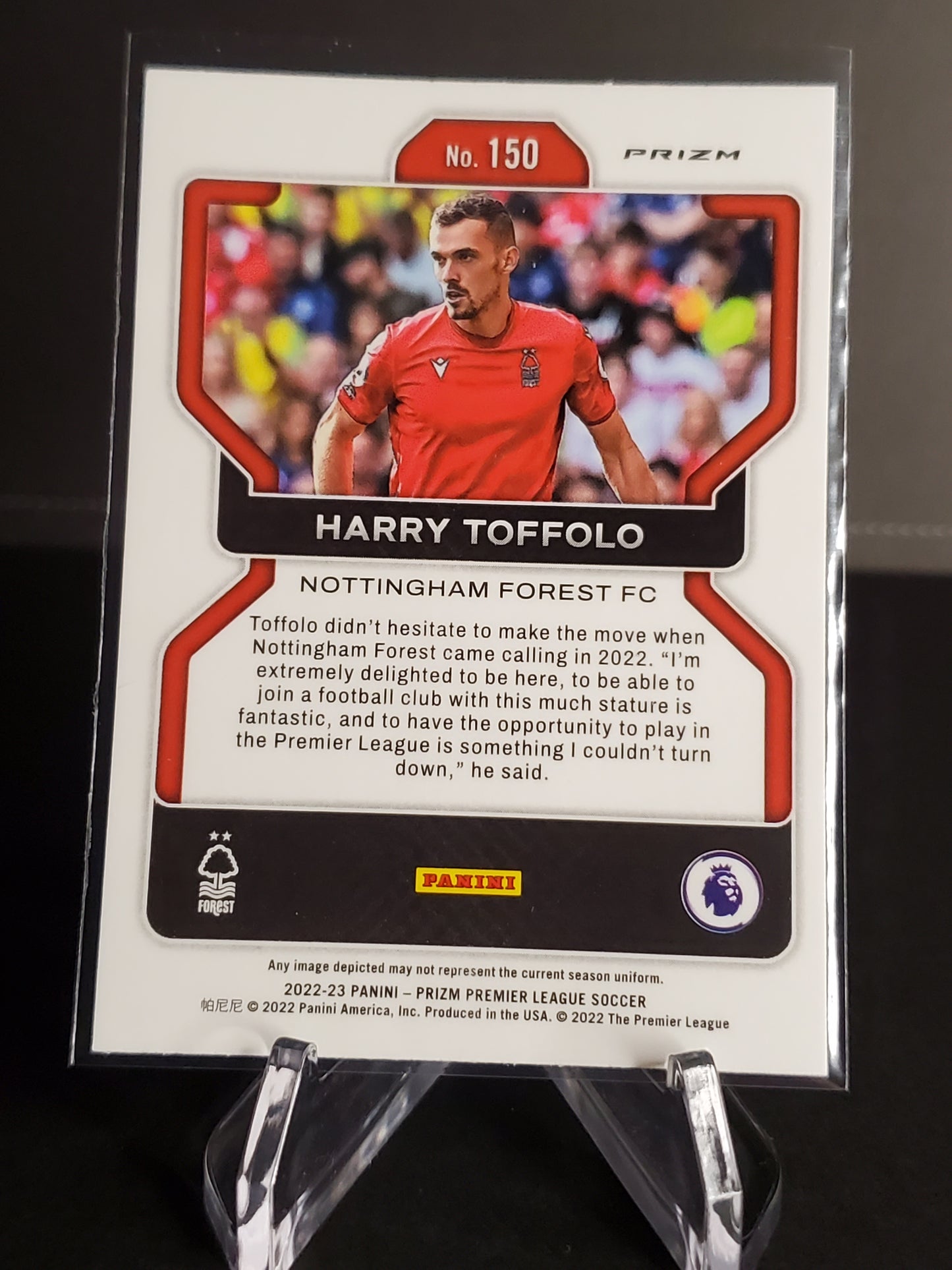 Harry Toffolo 2022-23 Panini Prizm Premier League RC Prizm #150