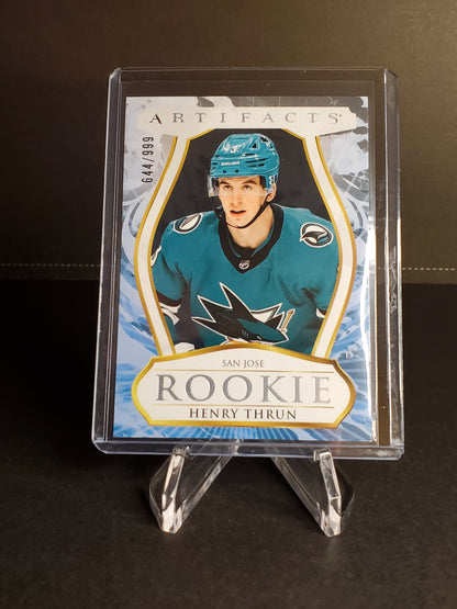 Henry Thrun 2023-2024 UD Artifacts Hockey Rookie /999  #174