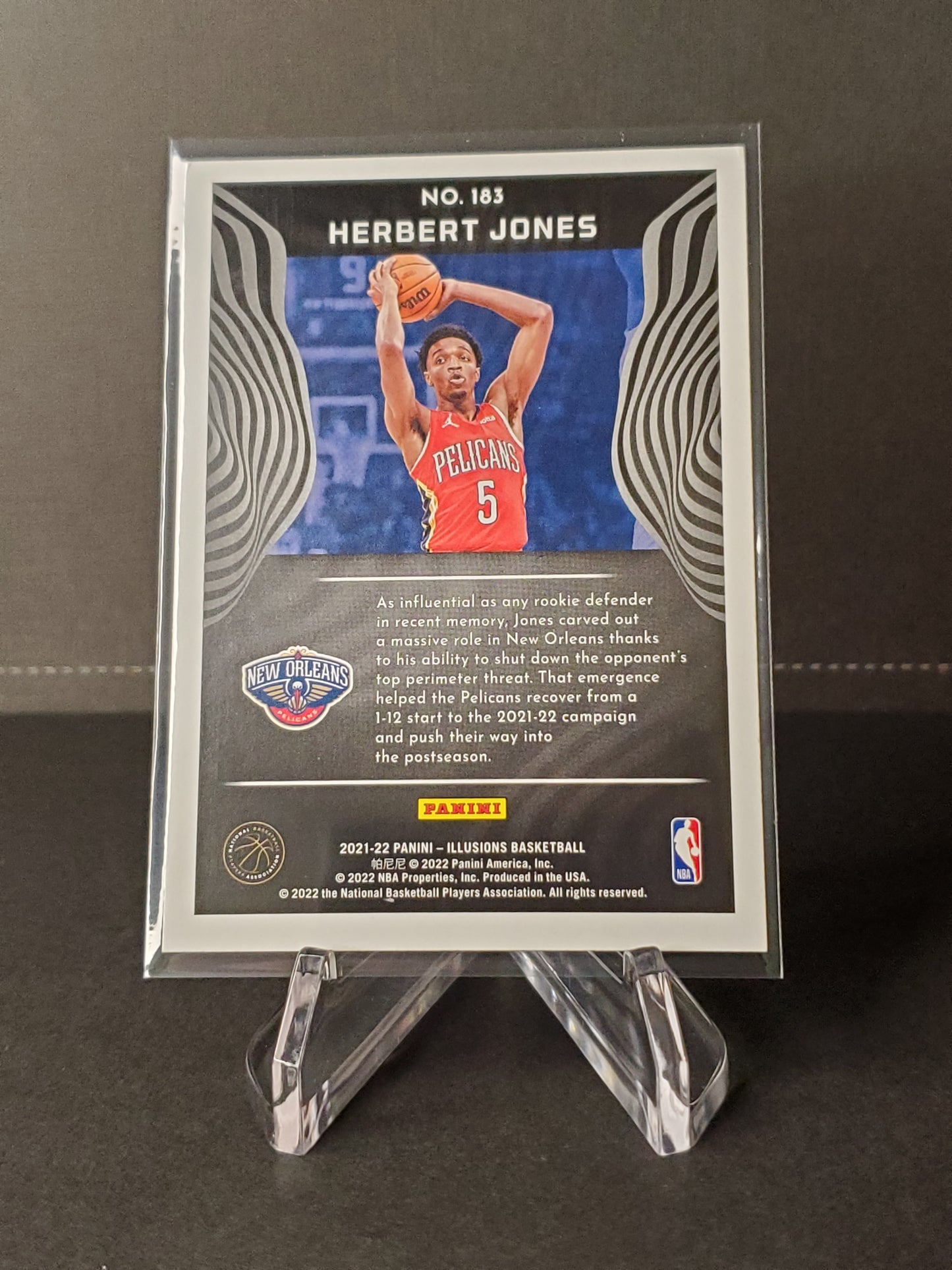 Herbert Jones 2021-2022 Panini Illusions Basketball RC #183