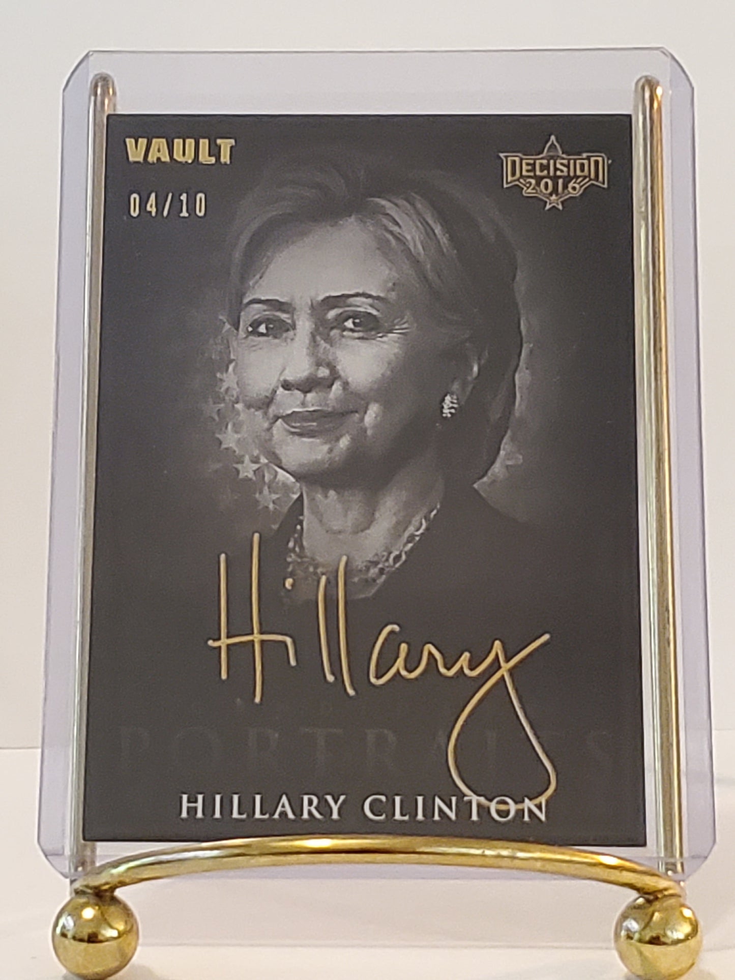 Hillary Clinton - 2016 Leaf Decision Vault Portrait #'d 4/10