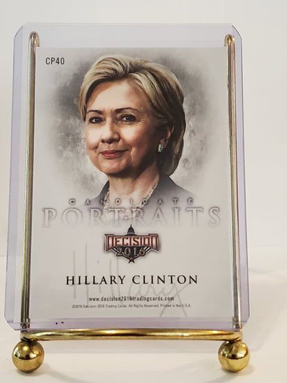 Hillary Clinton - 2016 Leaf Decision Vault Portrait #'d 4/10