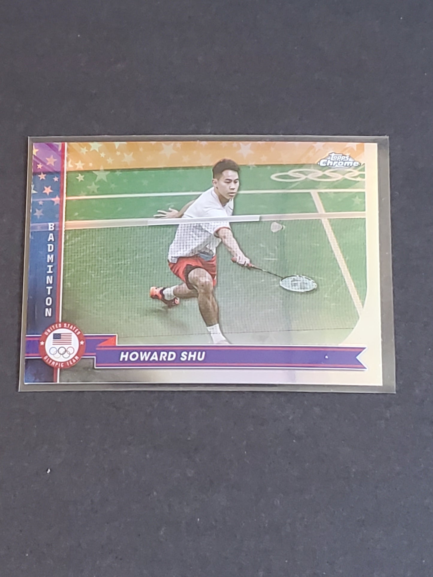 Howard Shu 2024 Topps Chrome US Olympic and Paraolympic Hopefuls Refractor #179