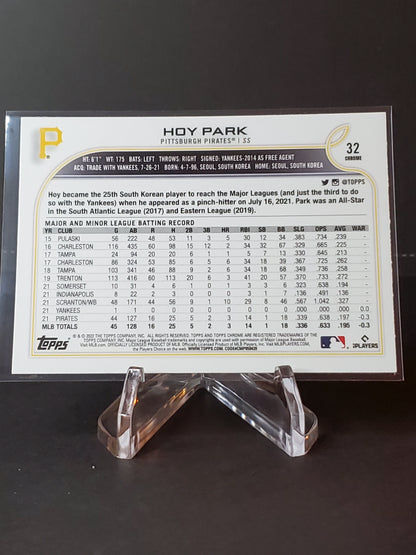 Hoy Park 2022 Topps Chrome RC #32