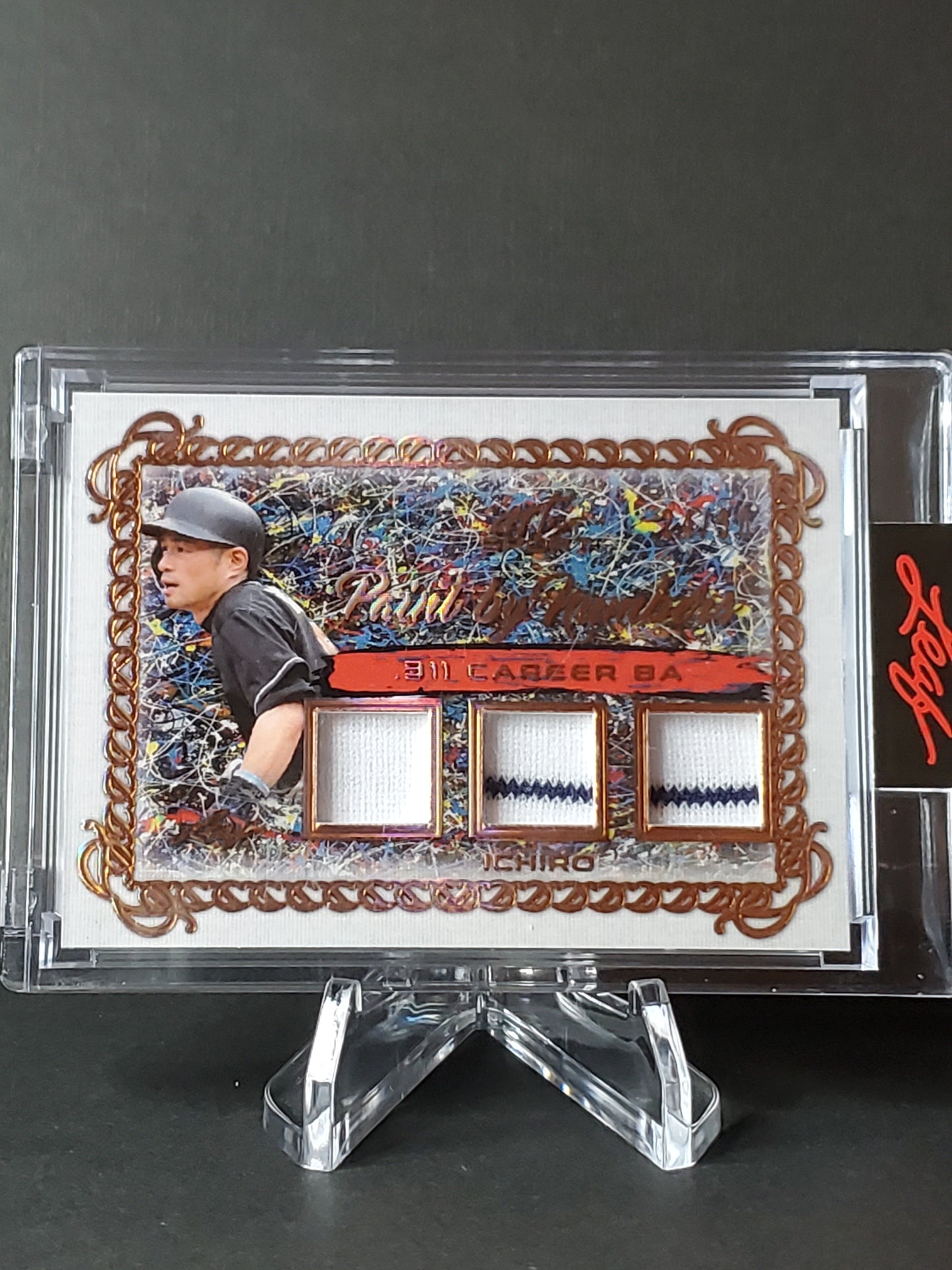 Ichiro: 2021 Leaf Art of Sport: Triple Threads #PBN-07:  /30