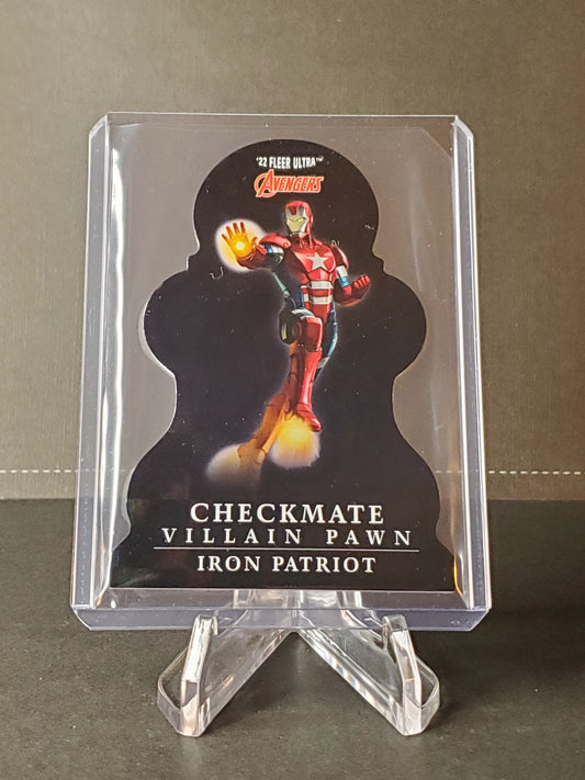 Iron Patriot 2022 Fleer Ultra Avengers Checkmate Villian Pawn #CP-22