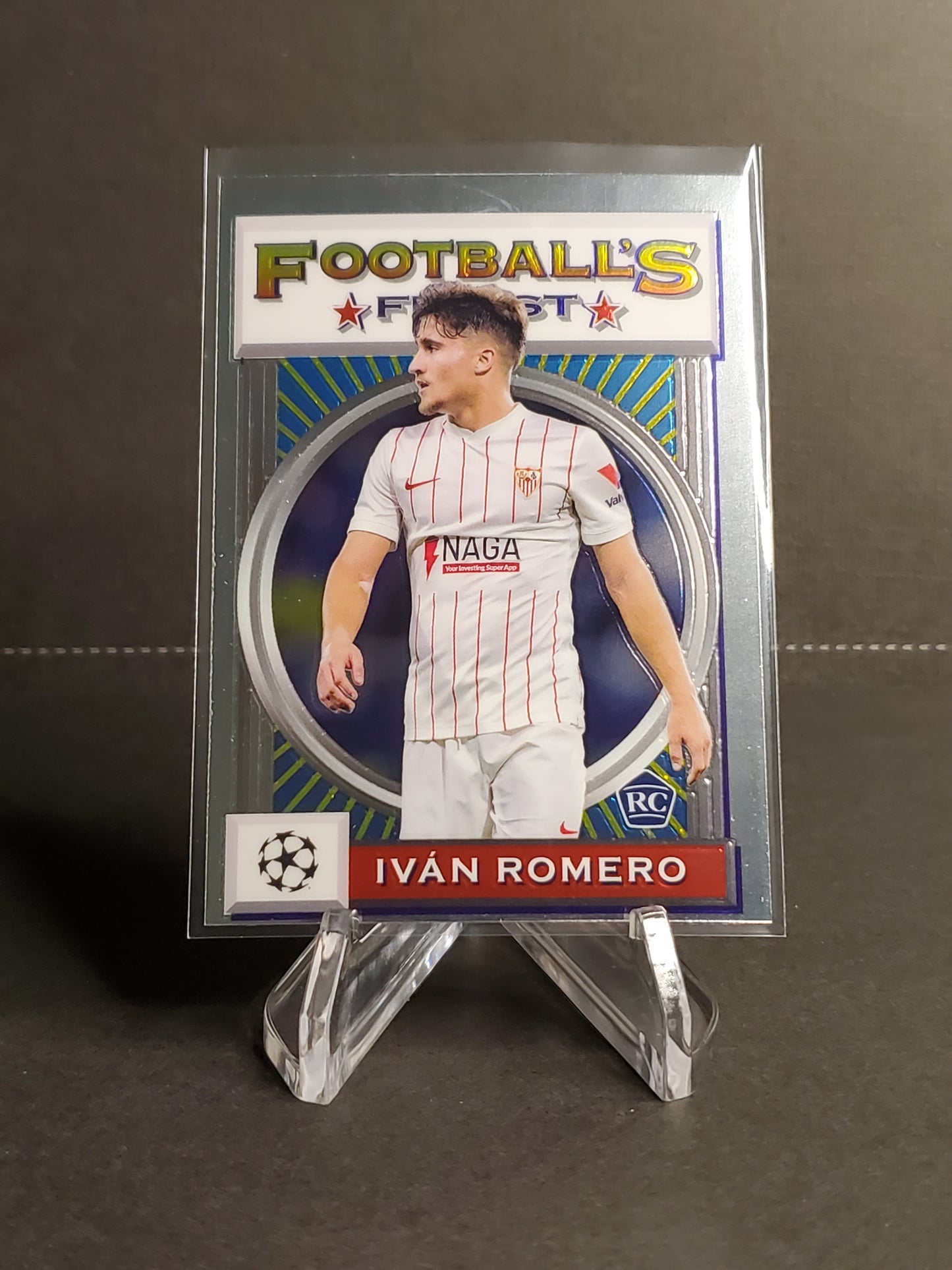 Ivan Romero 2021-2022 Topps Finest Flashbacks UEFA Soccer RC #181