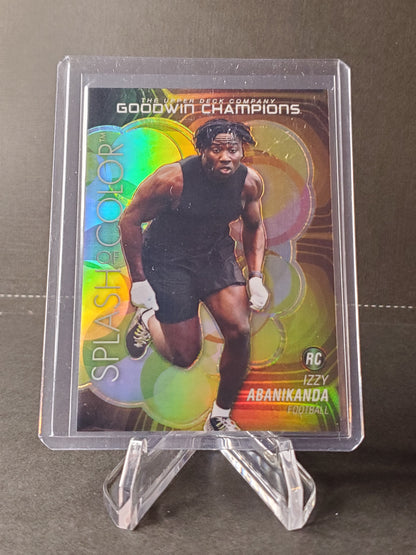 Izzy Abanikanda 2023 UD Goodwin Champions Splash of Color Tortoise Shell /149 #SCP-90