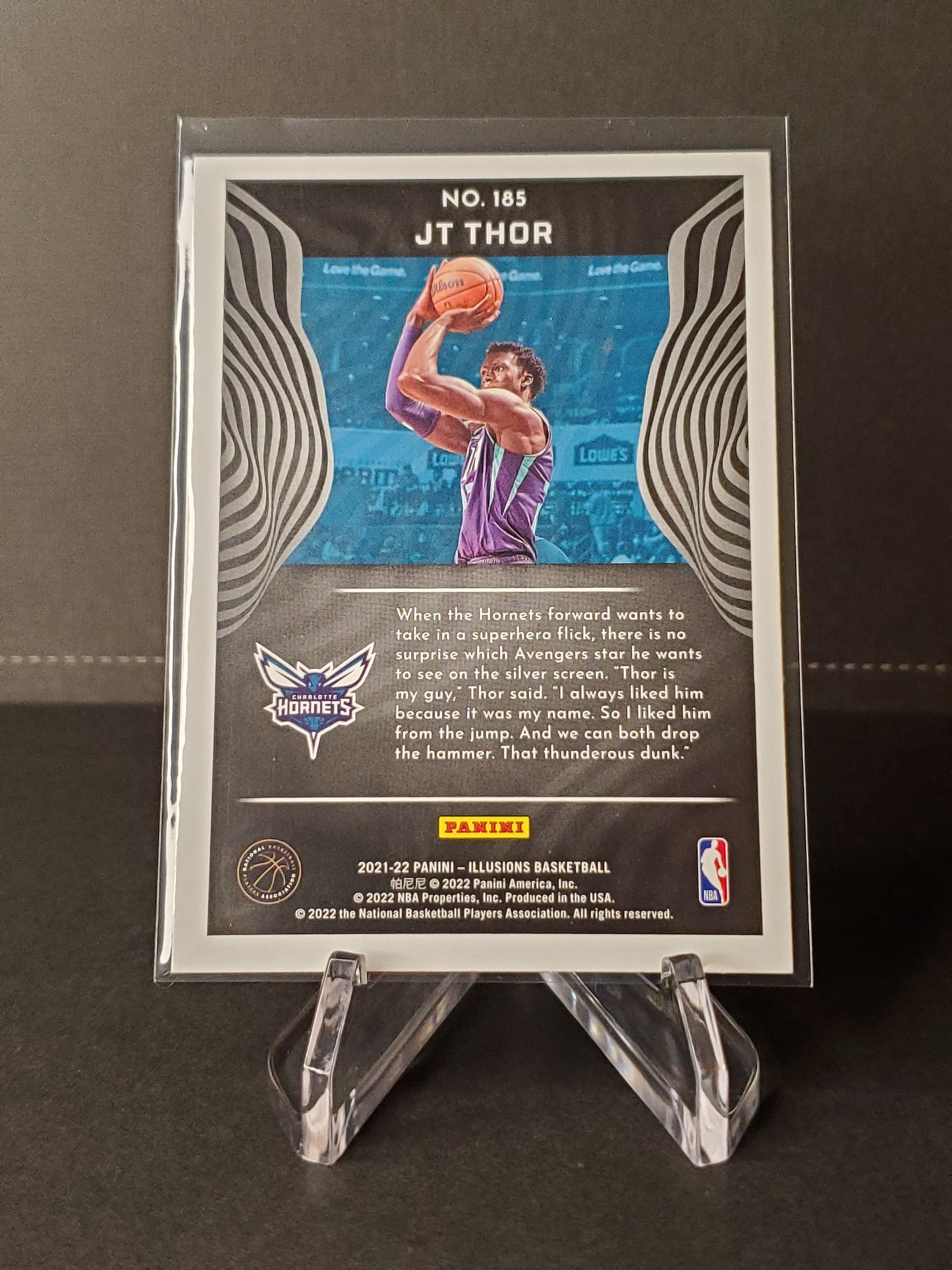 JT Thor 2021-2022 Panini Illusions Basketball RC #185